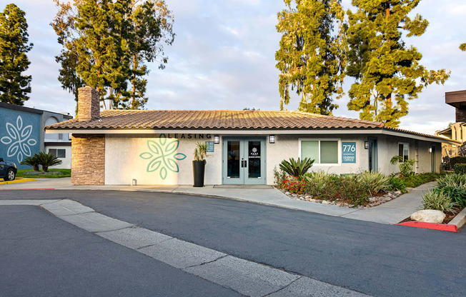 A building with a sign that says