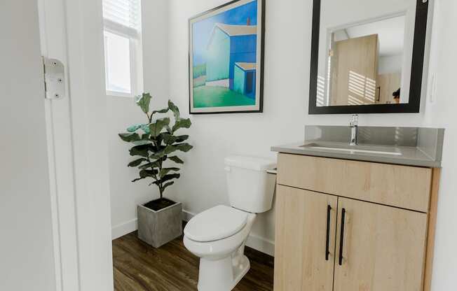 Half Bathroom at Parc at Day Dairy Apartments and Townhomes, Utah