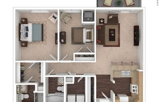 2 beds, 2 baths, 1,020 sqft, $1,750