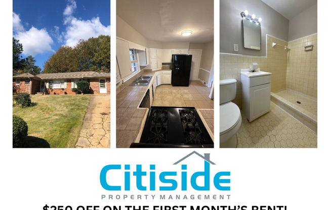 Charming 4 BD 2 BA Home in Prime Decatur Location! ***Enjoy $250 off your first month’s rent***