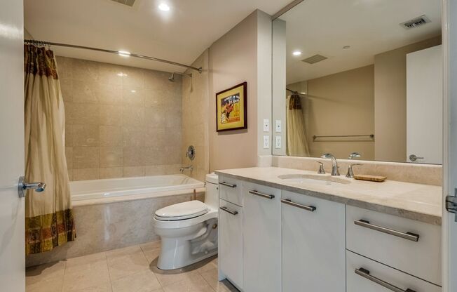 1 bed, 1.5 baths, $2,200