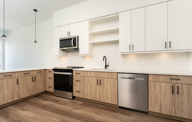 Kitchen with Stainless Steel Appliances