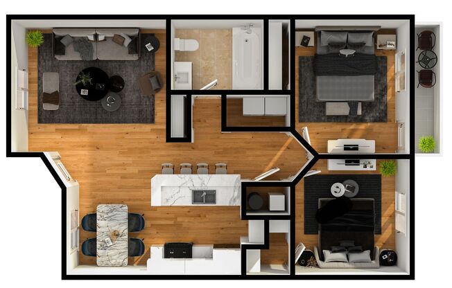 Open and Spacious Floor Plan