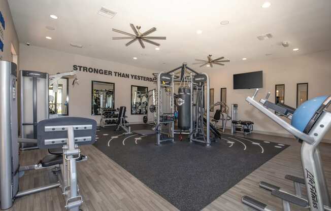 Fitness Center With Updated Equipment at The Pavilions by Picerne, Las Vegas, NV, 89166
