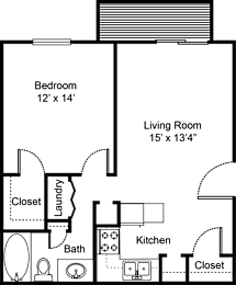 1 bed, 1 bath, 780 sqft, $1,202