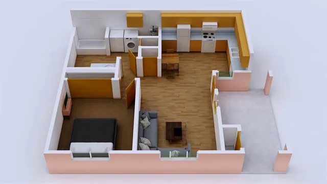 1 bed, 1 bath, 680 sqft, $1,370