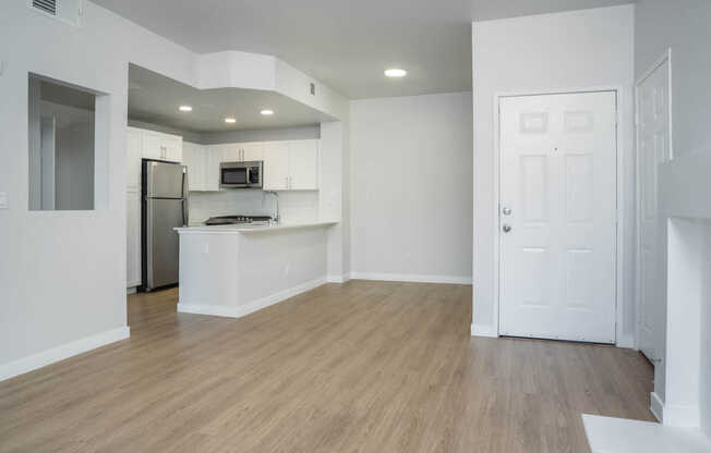 Living Room with Hard Surface Flooring