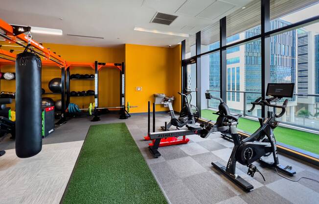 Grand Station | Miami | Fitness Center & View