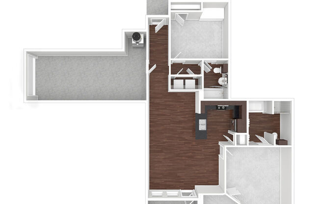 2 beds, 2 baths, 1,260 sqft, $1,660