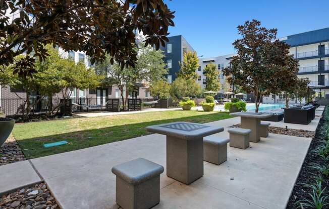 Community Chess Boards  at Abstract at Design District, Dallas