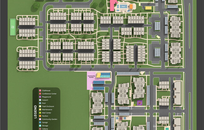 Property Map at Four Seasons Apartments & Townhomes, North Logan, 84341