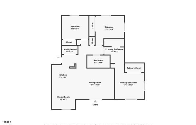 3 beds, 2 baths, 1,080 sqft, $2,200, Unit 101A