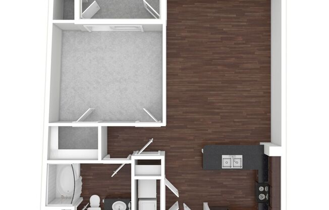 1 bed, 1 bath, 765 sqft, $1,540