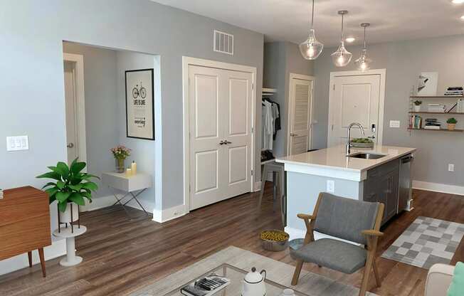 Oversized Walk In Closets in Kitchen