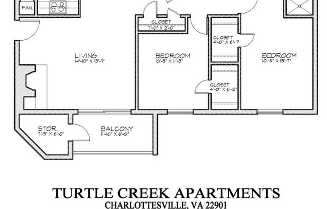 2 beds, 2 baths, 979 sqft, $1,875, Unit 101-05