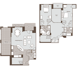 2 beds, 2.5 baths, 1,850 sqft, $4,090