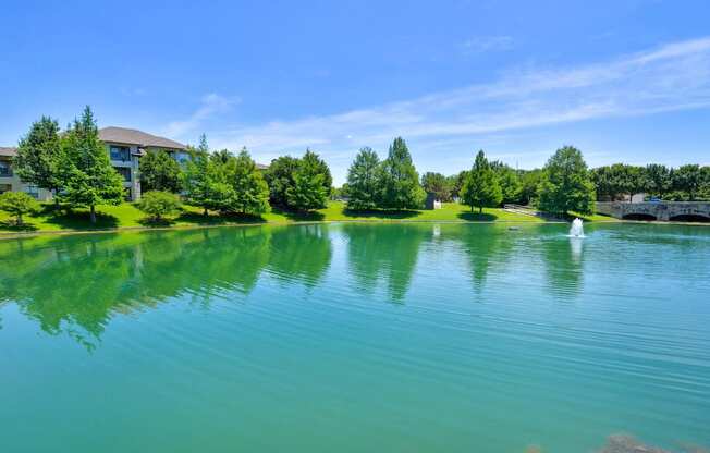 Cypress Lake at Stonebriar in Frisco, TX is on a beautiful lake!