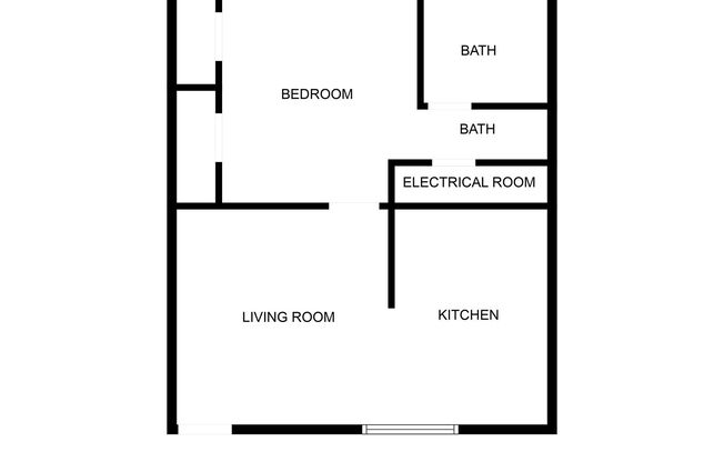 1 bed, 1 bath, 553 sqft, $700, Unit 10