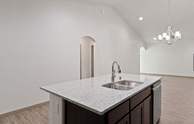 Brand NEW townhome, offering $400.00 off the first months rent for units with a signed lease starting September 1st!