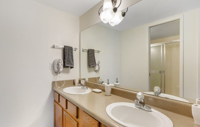 Bathroom with Walk In Shower at Aztec Springs