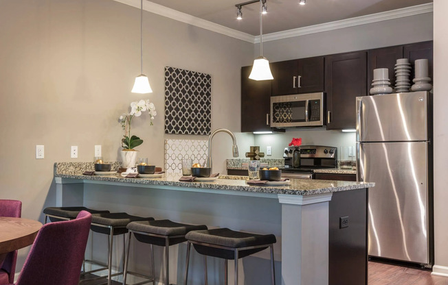 Stainless Steel appliances in Kitchen apartment - Greenwood Reserve | Kansas City Apartments