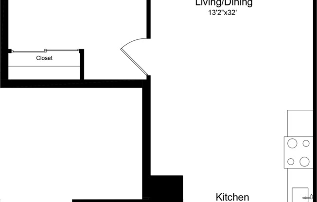 1 bed, 1 bath, 733 sqft, $3,495, Unit 341