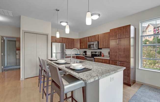 Unit Kitchen at The Vue at Pinnacle Peak Apartment Homes