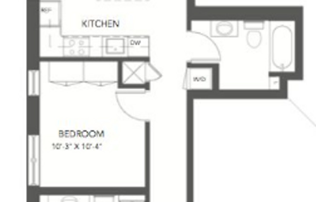 2 beds, 2 baths, 897 sqft, $1,995, Unit 301