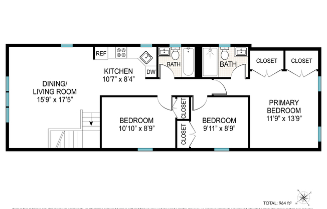 Studio, $3,850