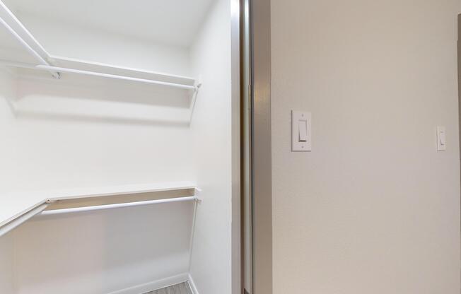 a close up of a door