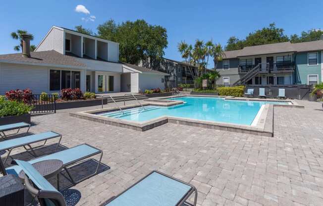 Poolside loungers