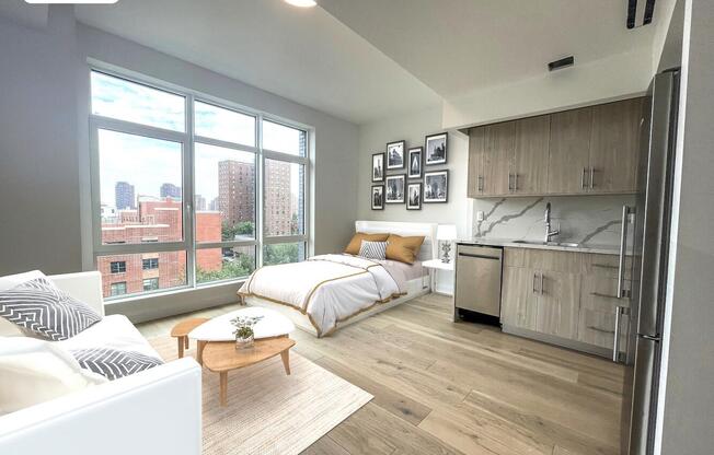 Studio, 1 bath, $2,995, Unit 5F