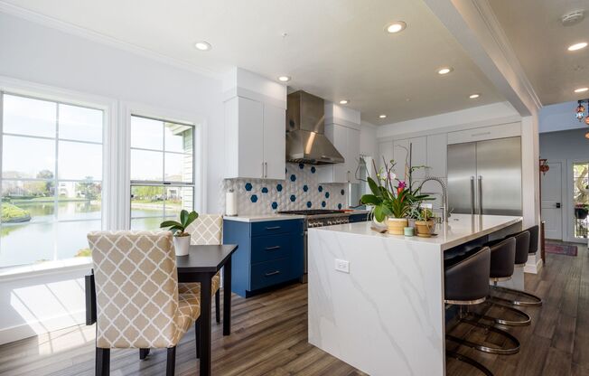 Waterfront Property with Stunning Views, Located in the Gated Shorebird Community in Redwood Shores