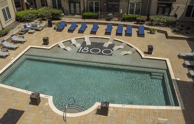 Our Pool with a Sun deck