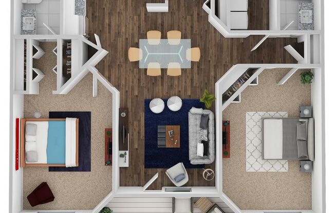 2 beds, 2 baths, 1,154 sqft, $2,183, Unit 216