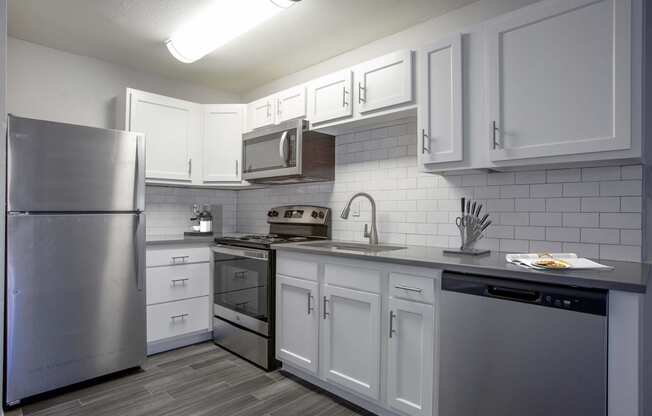 Kitchen at The Link at 4th Ave Apartments in Tucson Arizona