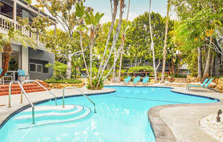 the swimming pool at the resort on cuttyhunk
