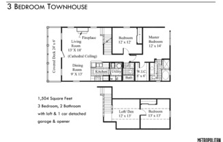 3 beds, 2 baths, 1,500 sqft, $2,550, Unit 1637NS