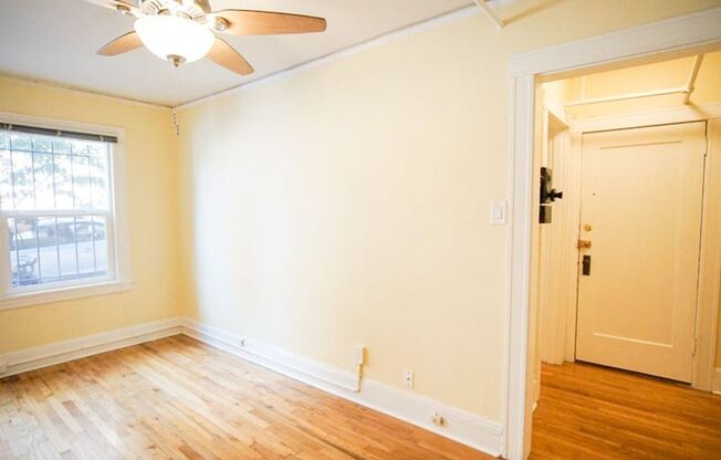Gleaming Hardwoods in Spacious Studio Ready Soon!