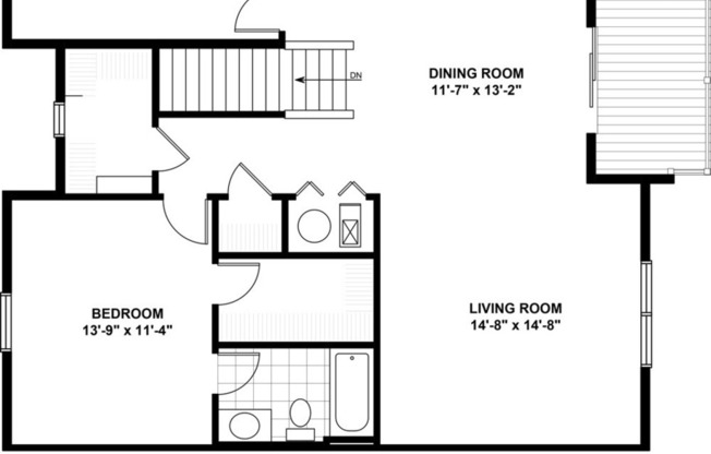 2 beds, 2 baths, 1,190 sqft, $1,470, Unit 5249LLS #9