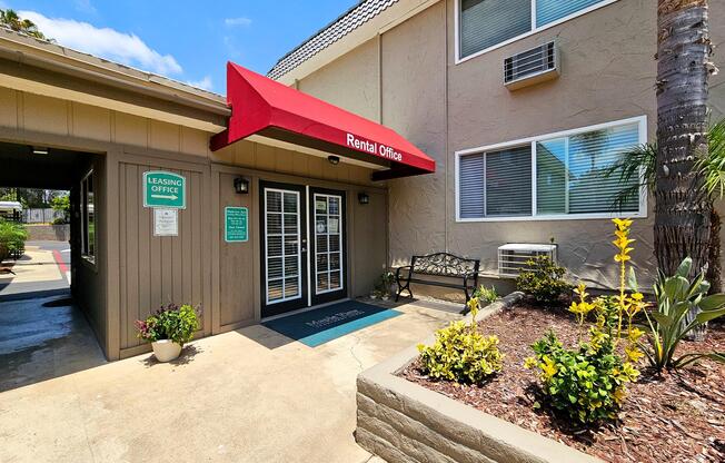 a house with trees in the background