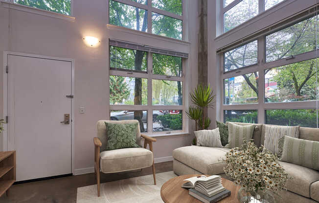 Living Room with Hard Surface Flooring