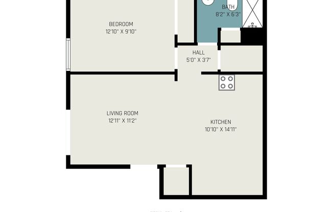 1 bed, 1 bath, $1,325, Unit # #J 24