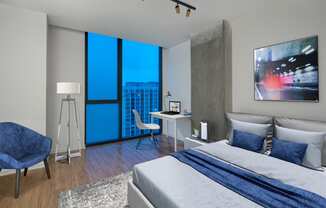 Large Comfortable Bedrooms at One 333, Chicago