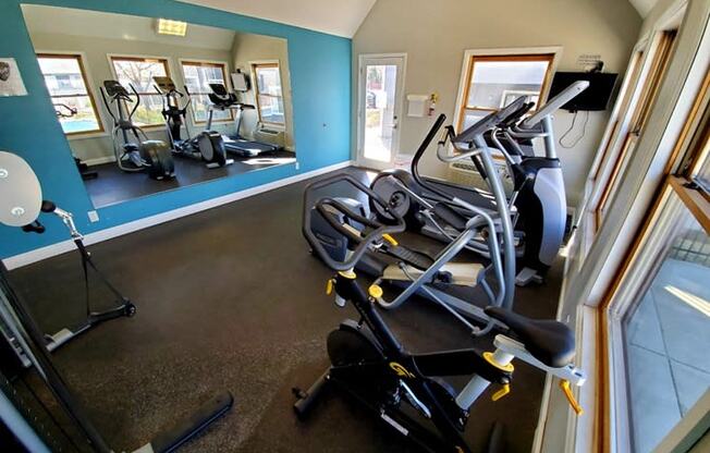 Fitness Center With Updated Equipment at Windmill Apartments, Colorado Springs, CO, 80916