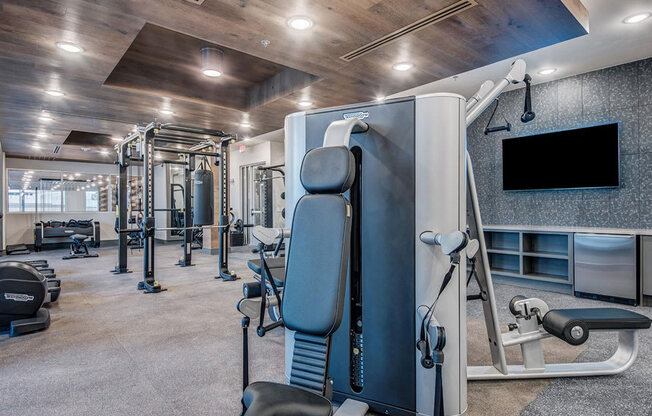 Fully equipped fitness center