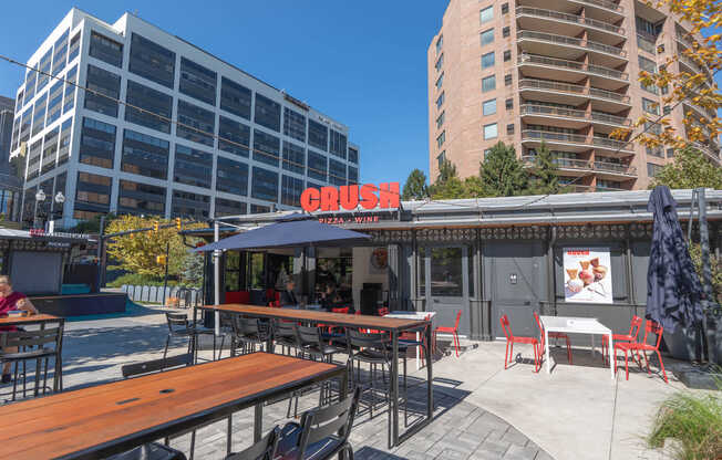 A variety of dining options to discover nearby