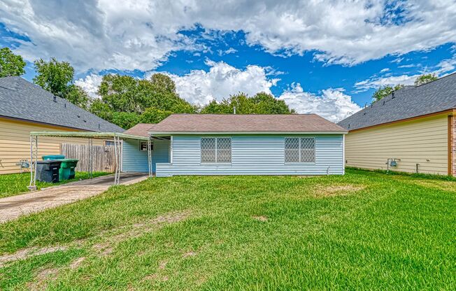 Affordable 3BD/2BA single-family house!