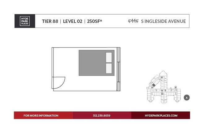1 bed, , 250 sqft, $748, Unit 288