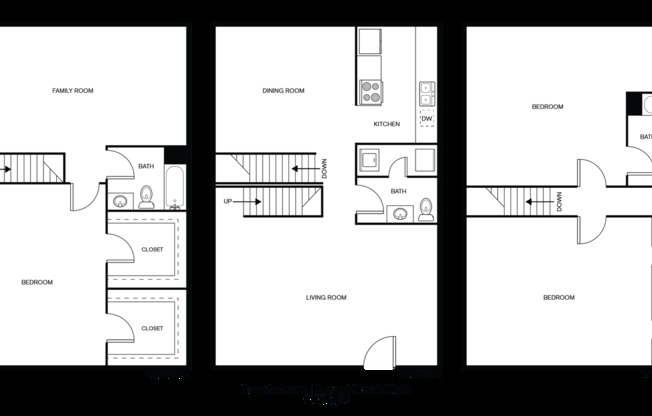 3 beds, 2.5 baths, 2,200 sqft, $1,600, Unit 2991-03